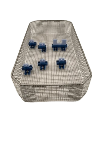 Wire Mesh Scope & Camera Basket 18" X 9" X 3" With Holder