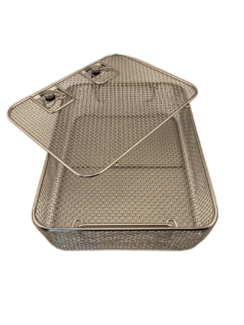 Wire Mesh Sterilization Tray 13'' L x 10'' W x 3'' H