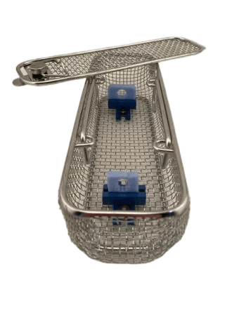 Wire Mesh Scope Tray 11" x 3.5" x 2.35" WIth Holders