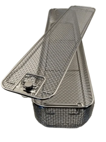Wire Mesh Sterilization Tray 26'' L x 5.5'' W x 3.15'' H