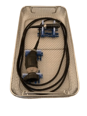 Wire Mesh Camera Tray 16" x 8.5" x 2.75" With Holders