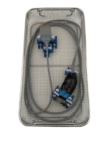 Wire Mesh Camera Tray 16" x 8.5" x 2.75" With Silicone Holders