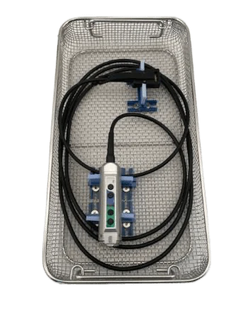 Wire Mesh Camera Tray 16" x 8.5" x 2.75" With Holders
