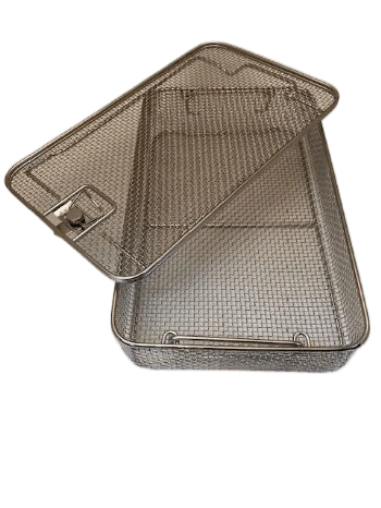 Wire Mesh Sterilization Tray 16" L x 10" W x 3" H