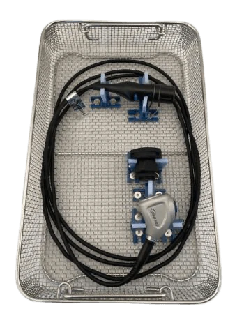 Woven Wire Mesh Camera Tray 16" x 10" x 3" With Holders