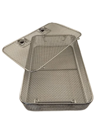 Wire Mesh Sterilization Tray 16" L x 10" W x 3" H